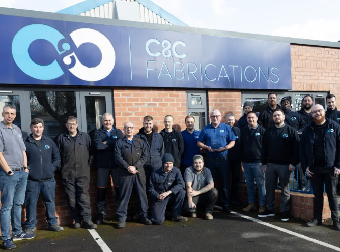 A team photo of the C&C team